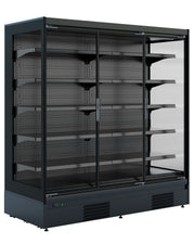 Vitrine froide murale noire 1935x865x2000 mm 0.44 kW Combisteel - Vitrine réfrigérée murale professionnel CHR - matériel cuisine pro - Cuistéo