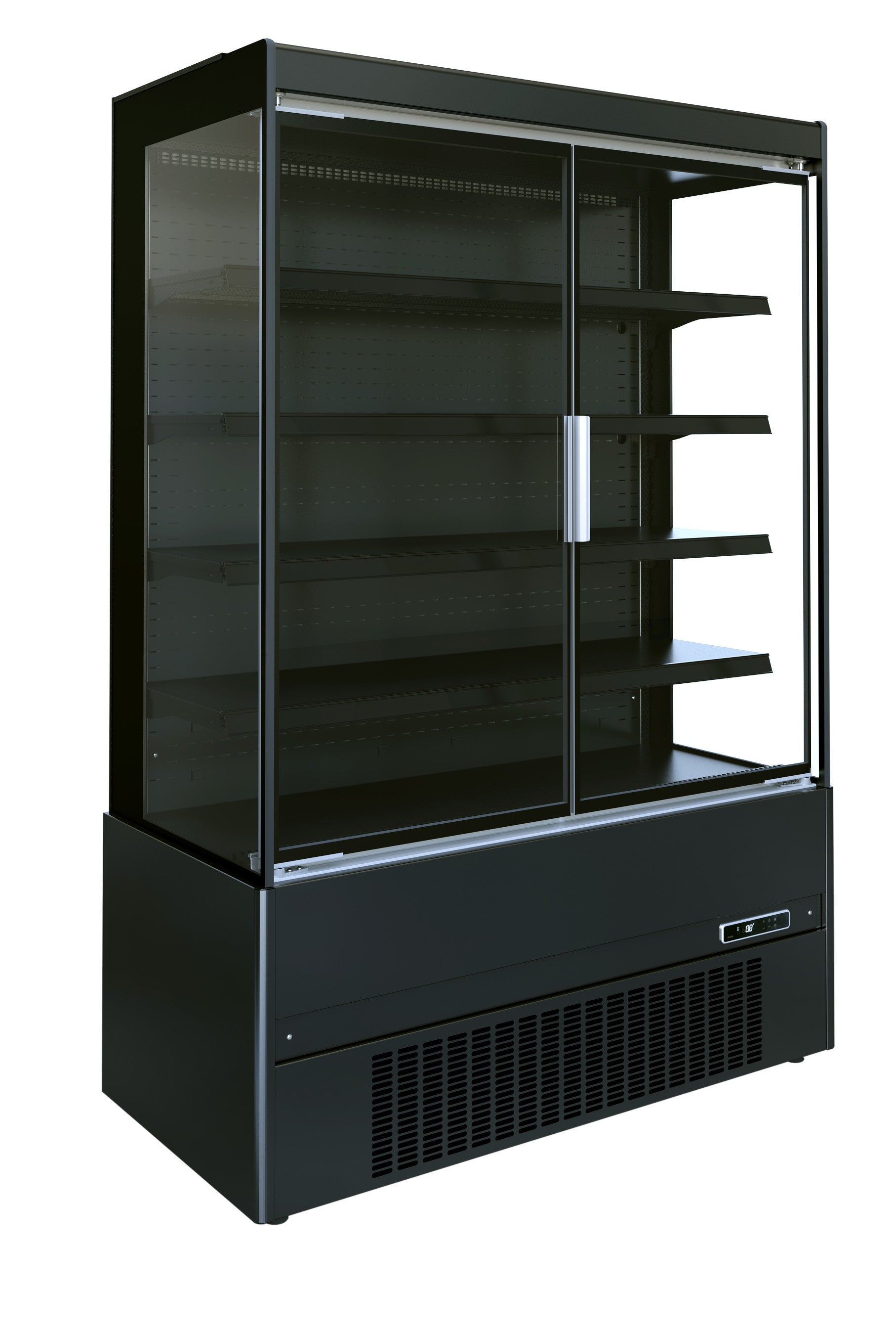 Vitrine froide murale 2 portes 1.5 1510x665x1920 mm 1.52 kW Combisteel - Vitrine réfrigérée murale professionnel CHR - matériel cuisine pro - Cuistéo