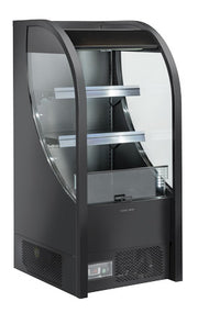 Vitrine réfrigérée 180 litres noire FT 188B - Cool Head 640x741x1457 mm 650 W Coolhead - Vitrine réfrigérée murale professionnel CHR - matériel cuisine pro - Cuistéo