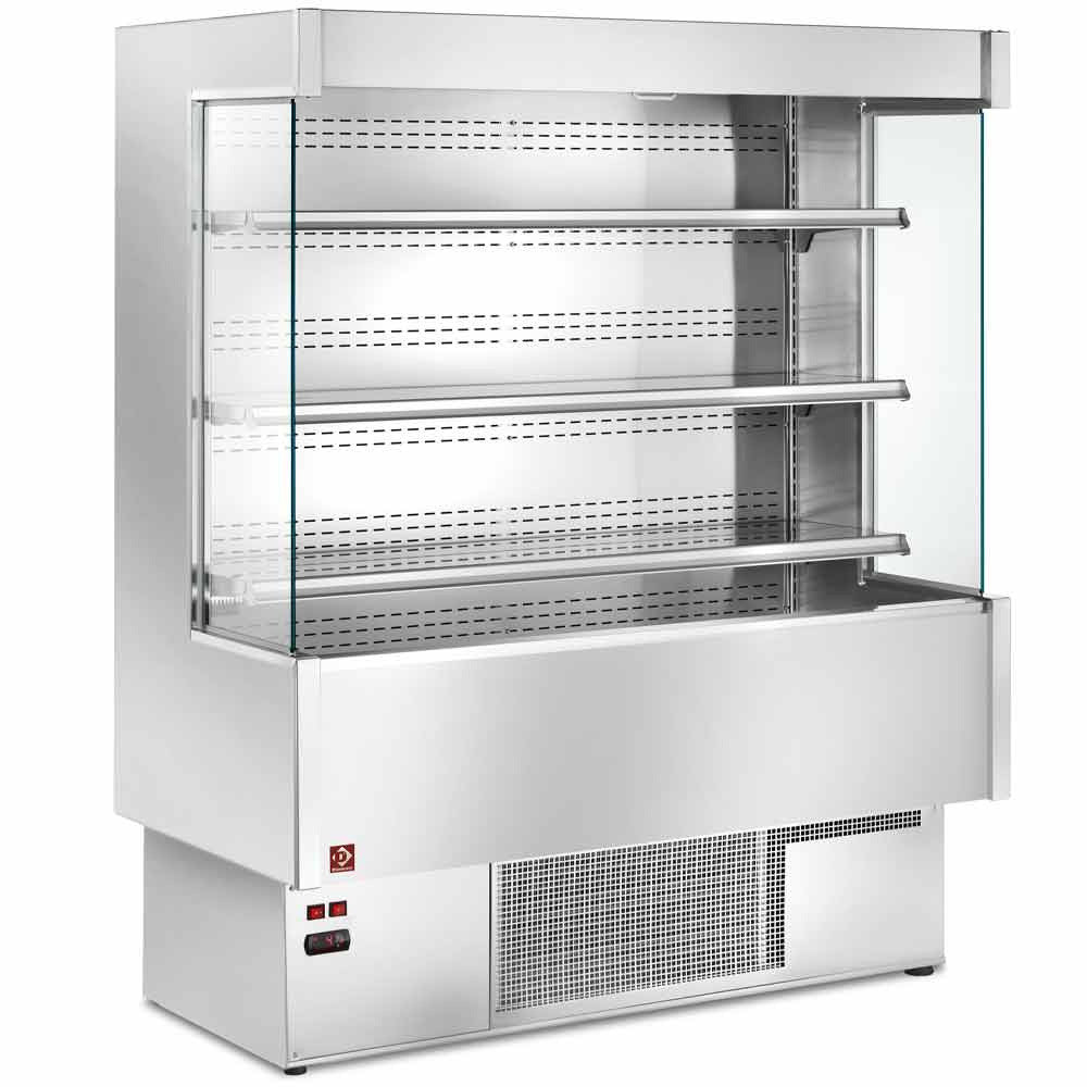 Vitrine réfrigérée libre service tout inox 4niv. - Diamond