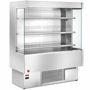 Vitrine réfrigérée libre service -inox- 4 niv. - Diamond
