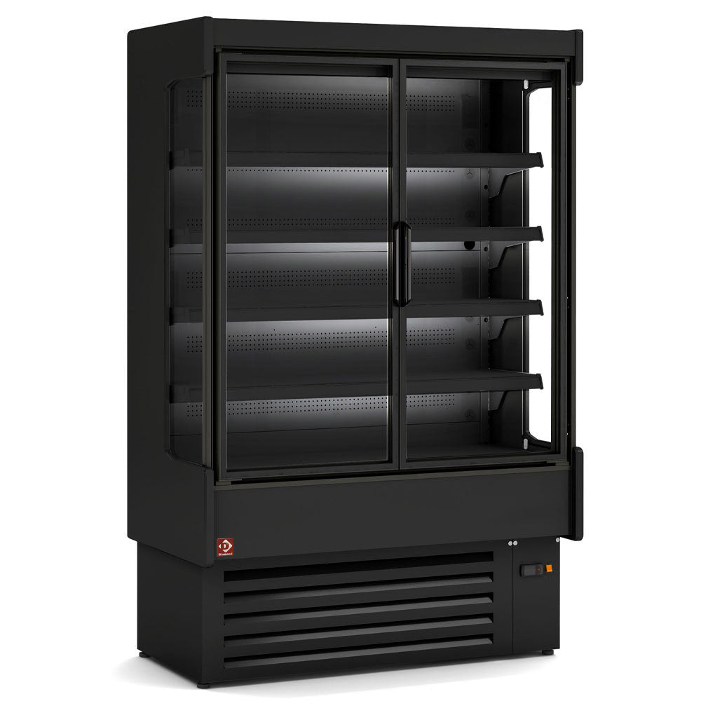 Armoire ventilée réfrigérée libre service groupe inclus portes batt. - Diamond