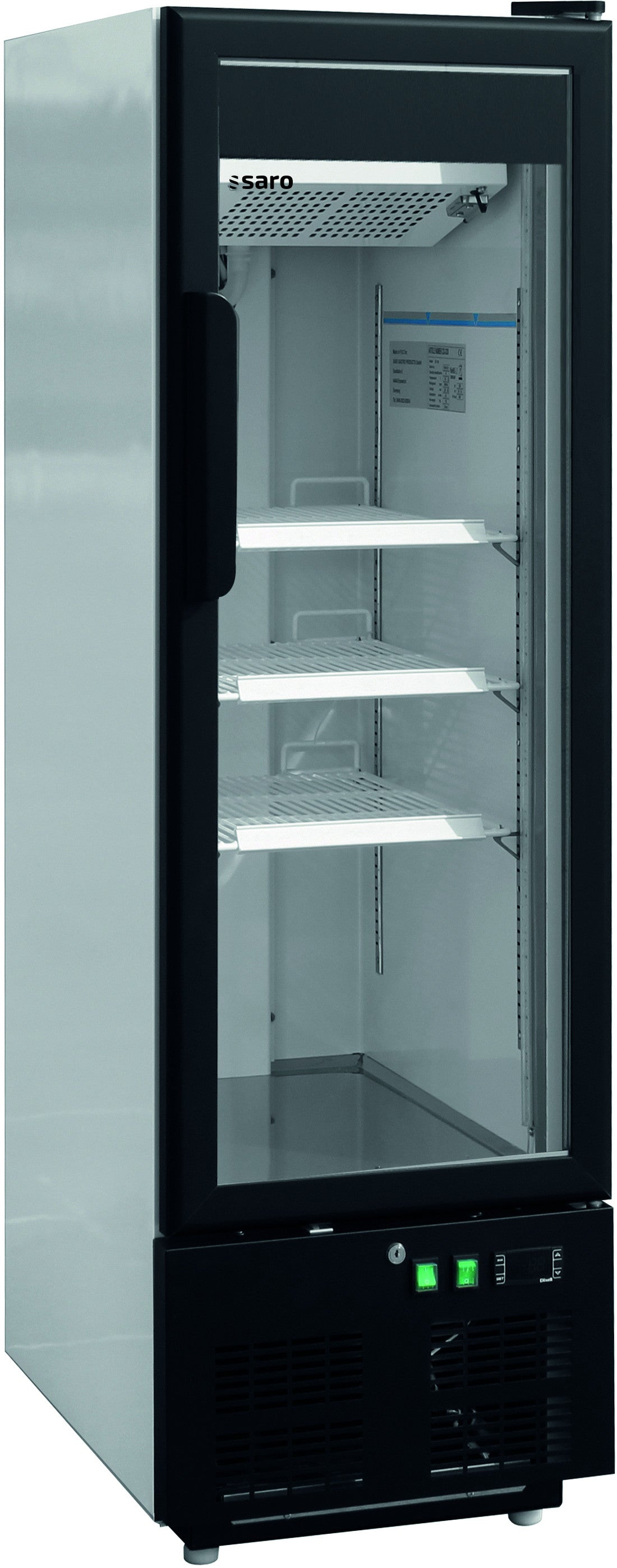 Armoire Réfrigérée - 215L - 18/-24°C - 484x700x1578mm - R290 Saro - Vitrine réfrigérée murale professionnel CHR - matériel cuisine pro - Cuistéo