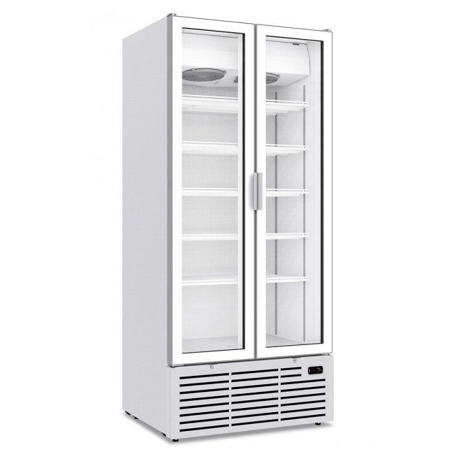 Armoire réfrigérée ventilée à 2 portes battantes Modèle ICOOL88TWHITE - KlimaItalia
