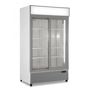 Armoire réfrigérée ventilée à 2 portes Modèle CL1100V2GCSLWHITE - KlimaItalia