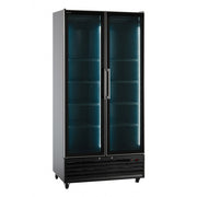 Armoire réfrigérée ventilée à 2 portes Modèle ICOOL80JUMBOBlack - KlimaItalia