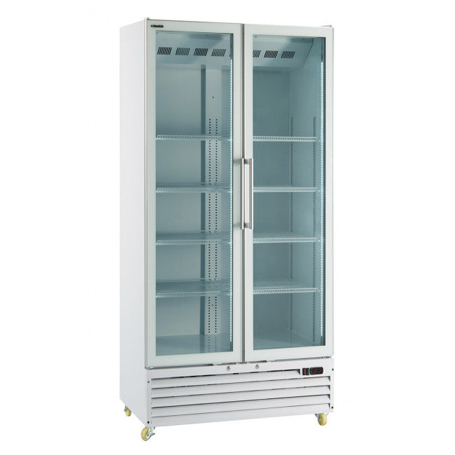Armoire réfrigérée ventilée à 2 portes Modèle ICOOL80JUMBOWhite - KlimaItalia