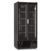 Armoire réfrigérée ventilée à deux portes battantes Modèle ICOOL88TBLACK - KlimaItalia