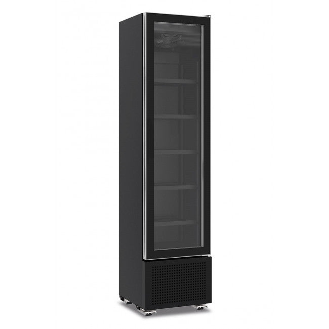 Vitrine réfrigérée slim ventilée Modèle SLIMCOOLER225TBLACK - KlimaItalia