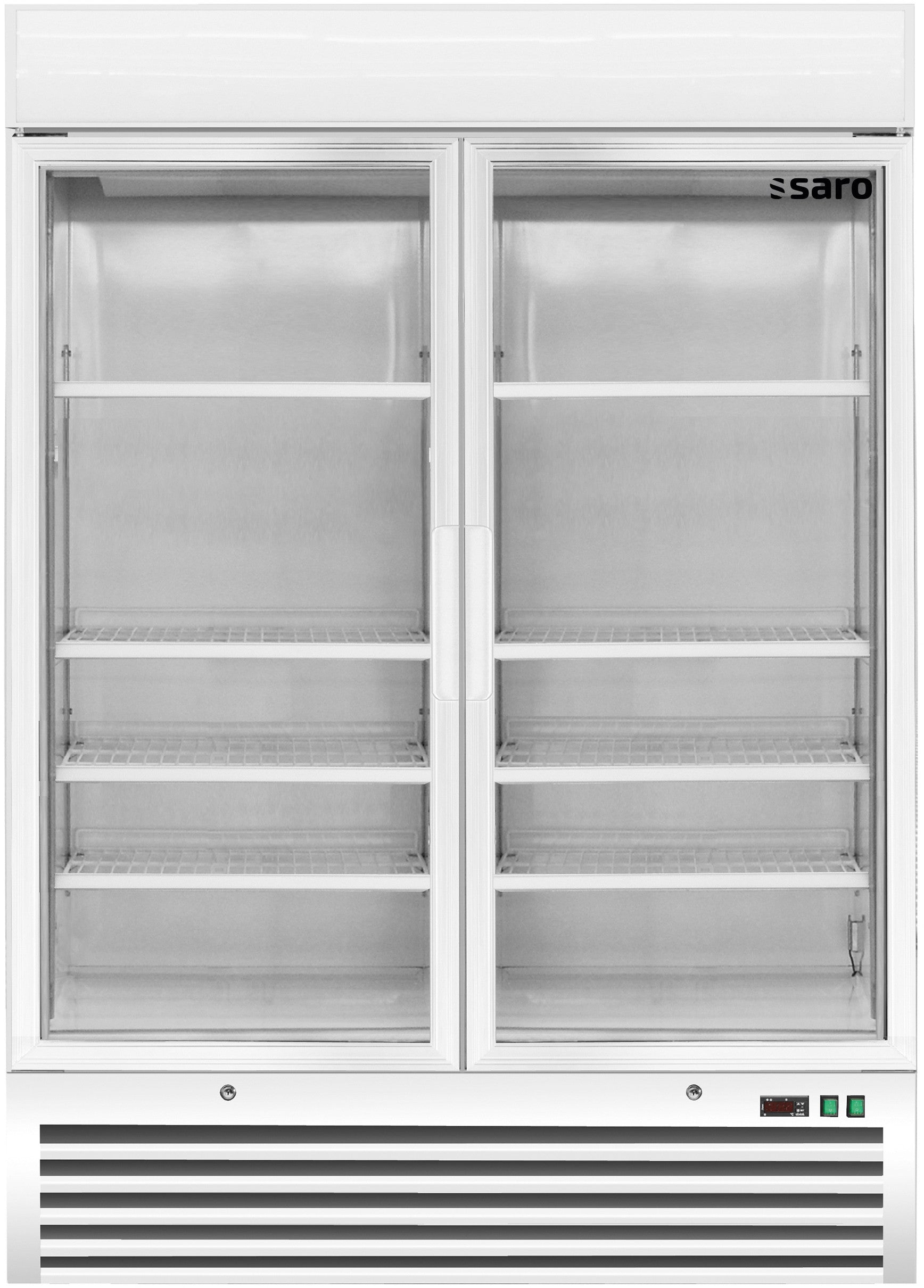 Congélateur Vitrine - 1079L - 18/-24°C - 1370x725x2000mm - R290 Saro - Vitrine réfrigérée murale professionnel CHR - matériel cuisine pro - Cuistéo