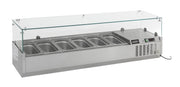 Saladette à poser GN 1/4 x 7 0.34 kW Combisteel - Saladette à Poser professionnel CHR - matériel cuisine pro - Cuistéo