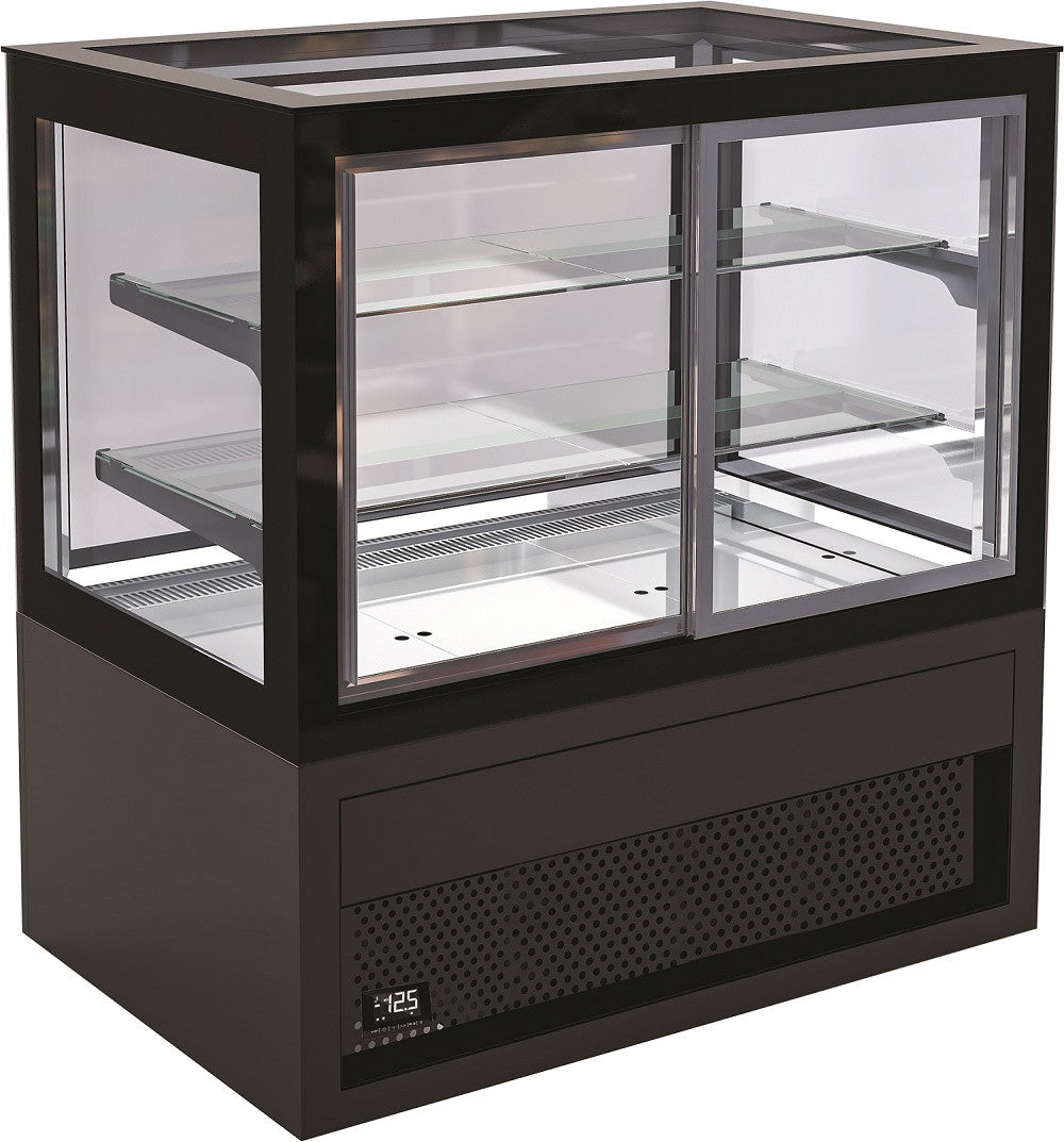 Vitrine réfrigérée 300l 800x780x1300 mm 0.35 kW Combisteel - vue 2 - Vitrine réfrigérée 4 faces pro CHR - Cuistéo