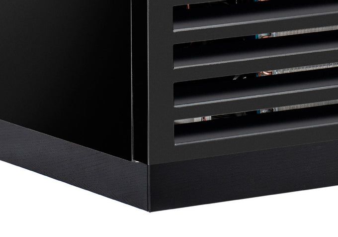 Vitrine de congélation 440 litres noire VFP 404B - Cool Head 700x650x1900 mm 556 W Coolhead - vue 6 - Vitrine réfrigérée 4 faces pro CHR - Cuistéo