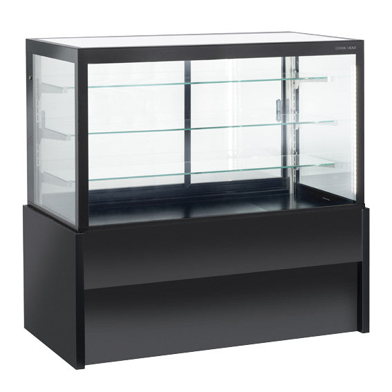Vitrine réfrigérée - Service au comptoir - Cool Head 1500x780x1380 mm 443 L 373 W Coolhead - Vitrine réfrigérée 4 faces professionnel CHR - matériel cuisine pro - Cuistéo