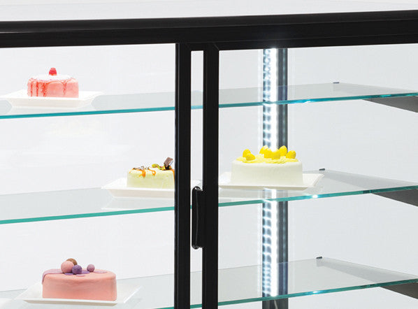 Vitrine réfrigérée - Service au comptoir - Cool Head 1500x780x1380 mm 443 L 373 W Coolhead - vue 3 - Vitrine réfrigérée 4 faces pro CHR - Cuistéo