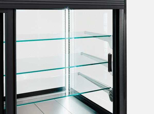 Vitrine réfrigérée - Service au comptoir - Cool Head 1500x780x1380 mm 443 L 373 W Coolhead - vue 4 - Vitrine réfrigérée 4 faces pro CHR - Cuistéo