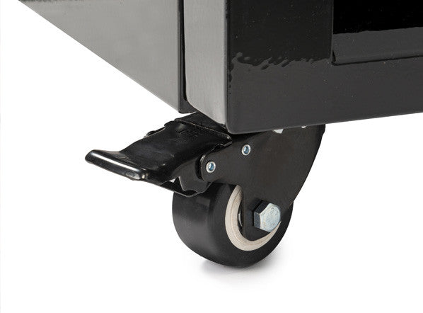 Vitrine réfrigérée 440 litres noire VRP 404B - Cool Head 700x650x1900 mm 247 W Coolhead - vue 7 - Vitrine réfrigérée 4 faces pro CHR - Cuistéo