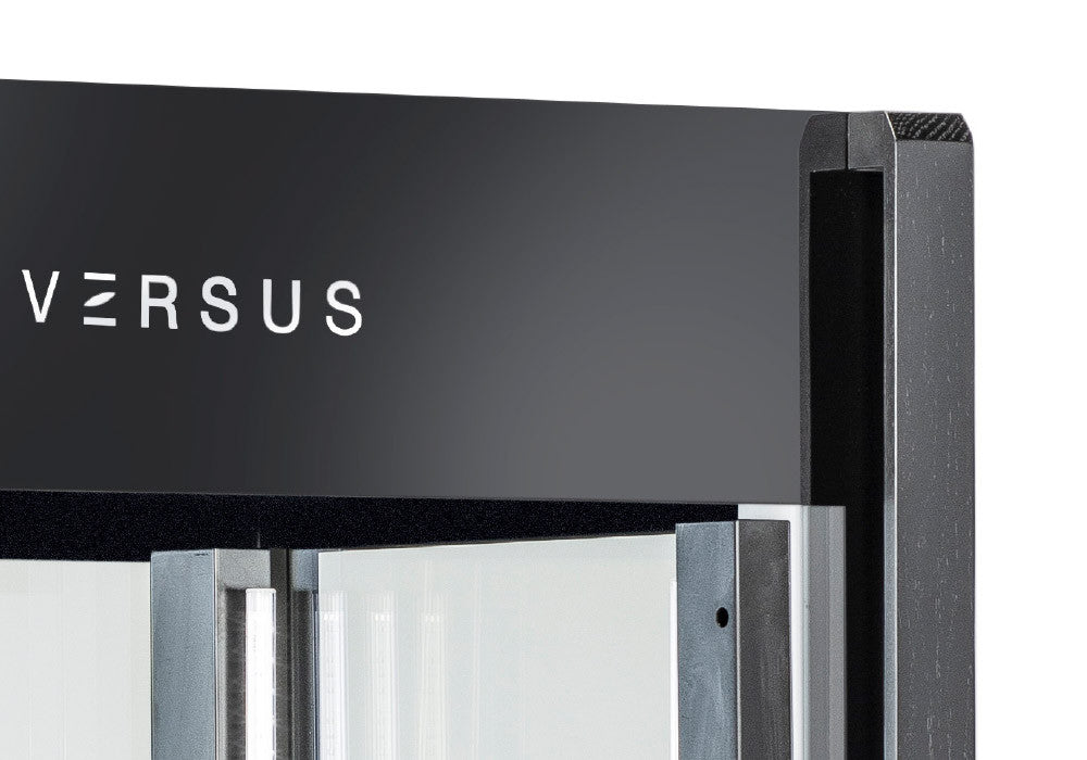 Vitrine réfrigérée 600 litres noire VRP 604B - Cool Head 900x650x1900 mm 247 W Coolhead - vue 8 - Vitrine réfrigérée 4 faces pro CHR - Cuistéo