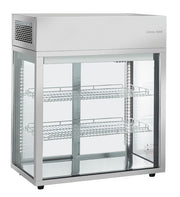 Vitrine réfrigérée à verres en libre - service 4 côtés 170 litres - Cool Head 805x438x970 mm 350 W Coolhead - Vitrine réfrigérée 4 faces professionnel CHR - matériel cuisine pro - Cuistéo