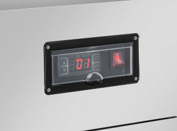 Vitrine réfrigérée à verres en libre - service 4 côtés 170 litres - Cool Head 805x438x970 mm 350 W Coolhead - vue 2 - Vitrine réfrigérée 4 faces pro CHR - Cuistéo