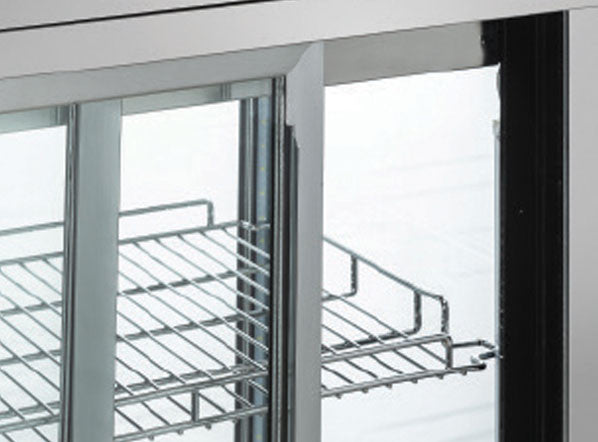 Vitrine réfrigérée à verres en libre - service 4 côtés 170 litres - Cool Head 805x438x970 mm 350 W Coolhead - vue 3 - Vitrine réfrigérée 4 faces pro CHR - Cuistéo