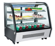 Vitrine réfrigérée de comptoir 120 litres RC 120 - Cool Head 695x570x685 mm 230 W Coolhead - Vitrine réfrigérée à poser professionnel CHR - matériel cuisine pro - Cuistéo