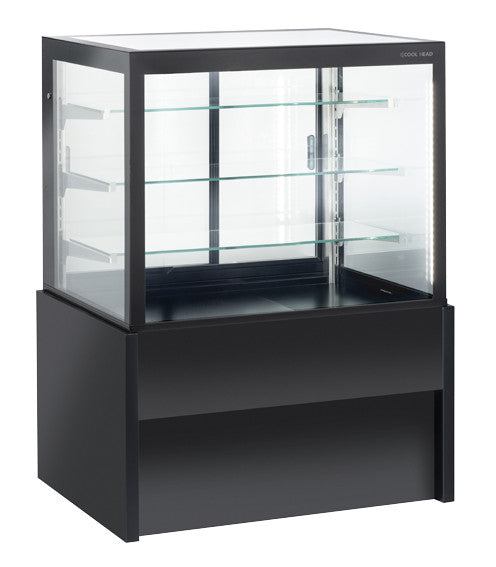Vitrine réfrigérée WKR 100 - Cool Head 1000x780x1380 mm 286 L 300 W Coolhead - Vitrine réfrigérée 4 faces professionnel CHR - matériel cuisine pro - Cuistéo
