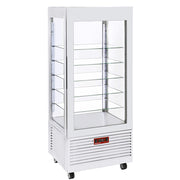 Vitrine ventilée 4 faces négative 5 étages 480 lt - Diamond