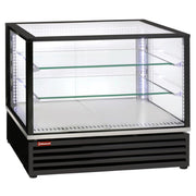 Vitrine réfrigérée ventilée 3 niveaux noire - Diamond