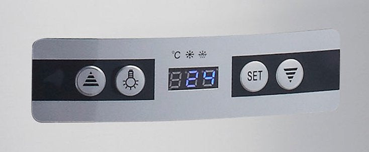 Réfrigérateur Vitrine - 100L - 48cm - Rond 180 W Maxima - vue 3 - Vitrine réfrigérée 4 faces pro CHR - Cuistéo