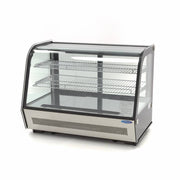 Vitrine Réfrigérée - 160L - 88cm - Portes Coulissantes arrière 200 W Maxima - Vitrine réfrigérée à poser professionnel CHR - matériel cuisine pro - Cuistéo