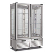 Vitrine réfrigérée double Modèle VICTORIA132NFNSILVER - KlimaItalia