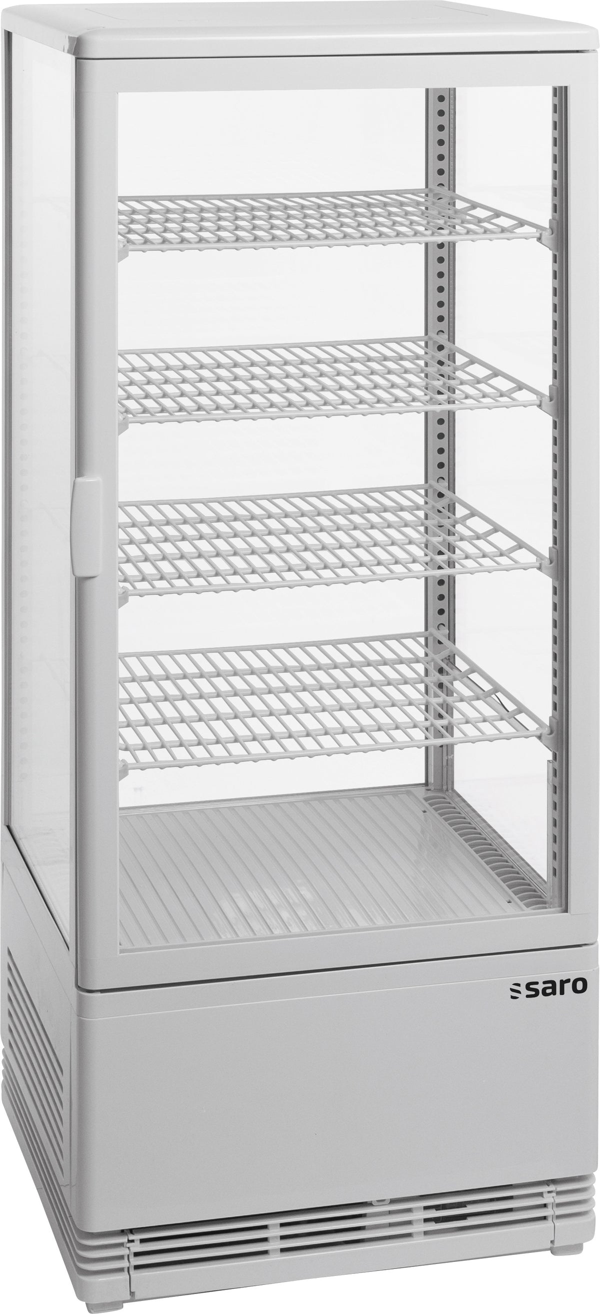 Vitrine réfrigérée - 98L - Température 0/+12°C - Double vitrage - Éclairage LED Saro - Vitrine réfrigérée 4 faces professionnel CHR - matériel cuisine pro - Cuistéo
