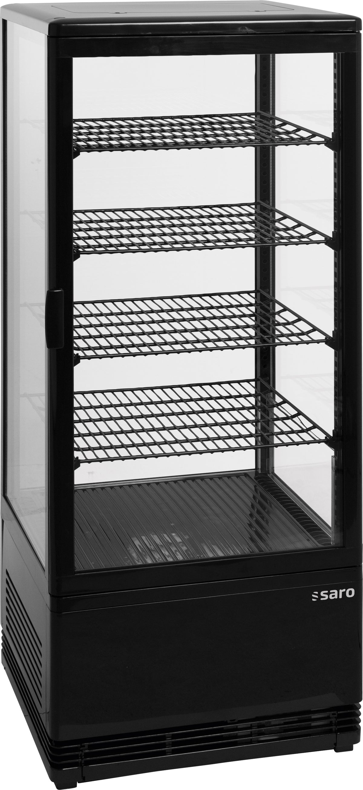 Vitrine réfrigérée - 98L - Température 0/+12°C - Double vitrage - Éclairage LED Saro - Vitrine réfrigérée 4 faces professionnel CHR - matériel cuisine pro - Cuistéo
