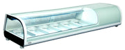 Vitrine à sushi 62 litres 1529x420x265 mm 0.18 kW Combisteel - Vitrine sushi/tapas professionnel CHR - matériel cuisine pro - Cuistéo