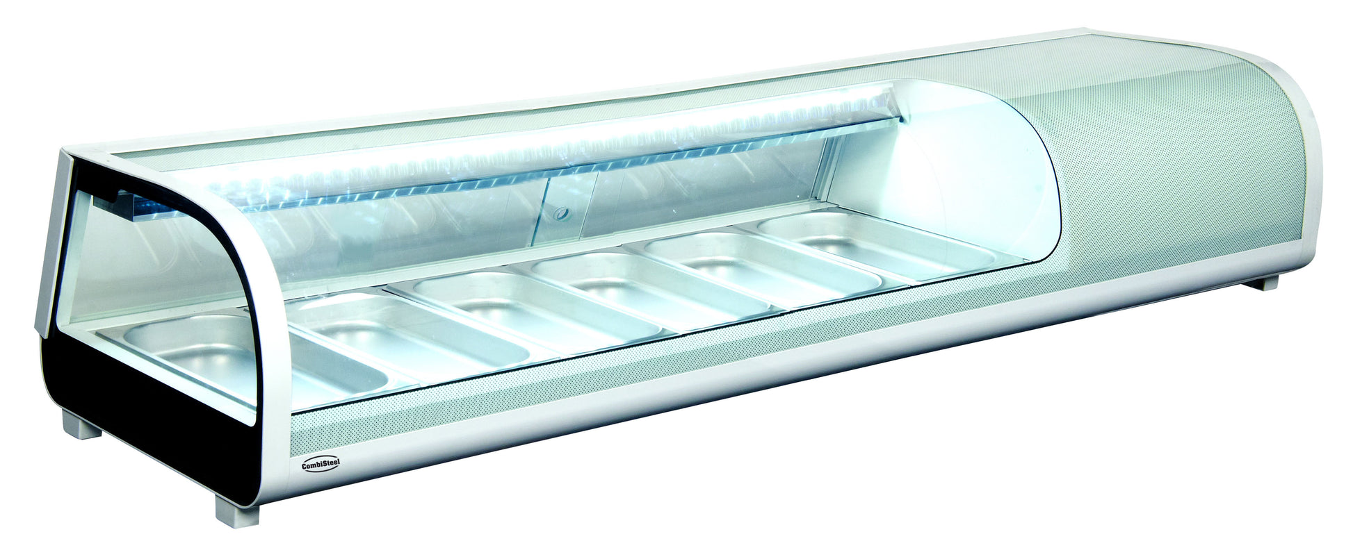 Vitrine à sushi 62 litres 1529x420x265 mm 0.18 kW Combisteel - Vitrine sushi/tapas professionnel CHR - matériel cuisine pro - Cuistéo