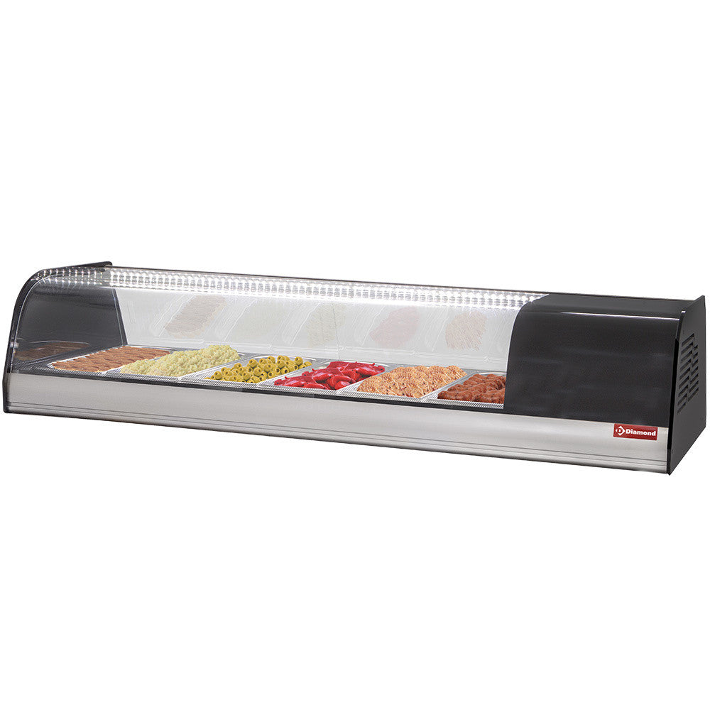 Vitrine à tapas réfrigérée1380mm - Diamond