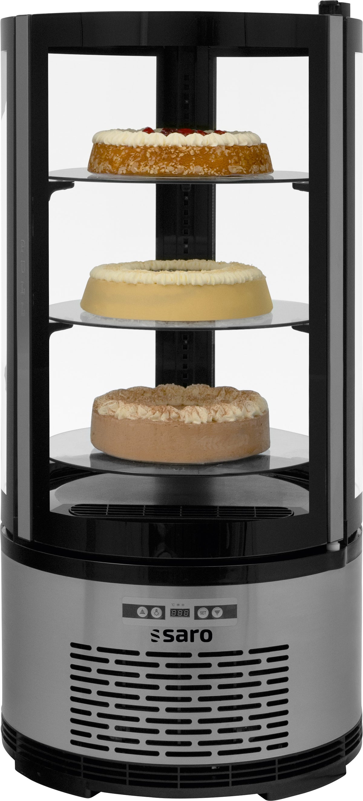 Vitrine Pâtisserie - 100L - +2/+8°C - Ø480x1030mm - R600a Saro - Vitrine pâtisserie professionnel CHR - matériel cuisine pro - Cuistéo