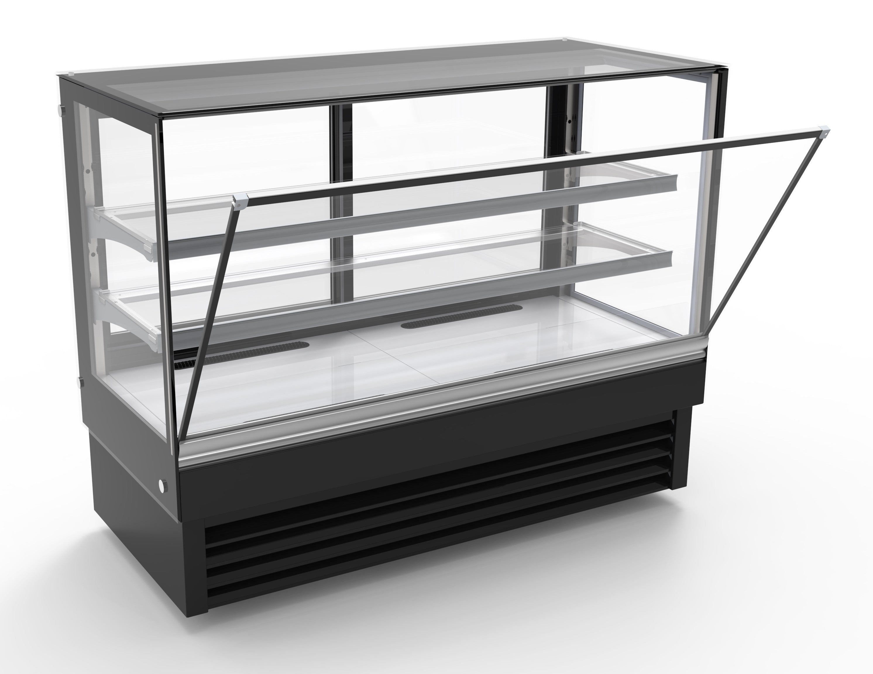 Vitrine réfrigérée droite 2000 mm 436 L 0.51 kW Combisteel - vue 2 - Vitrine réfrigérée 4 faces pro CHR - Cuistéo