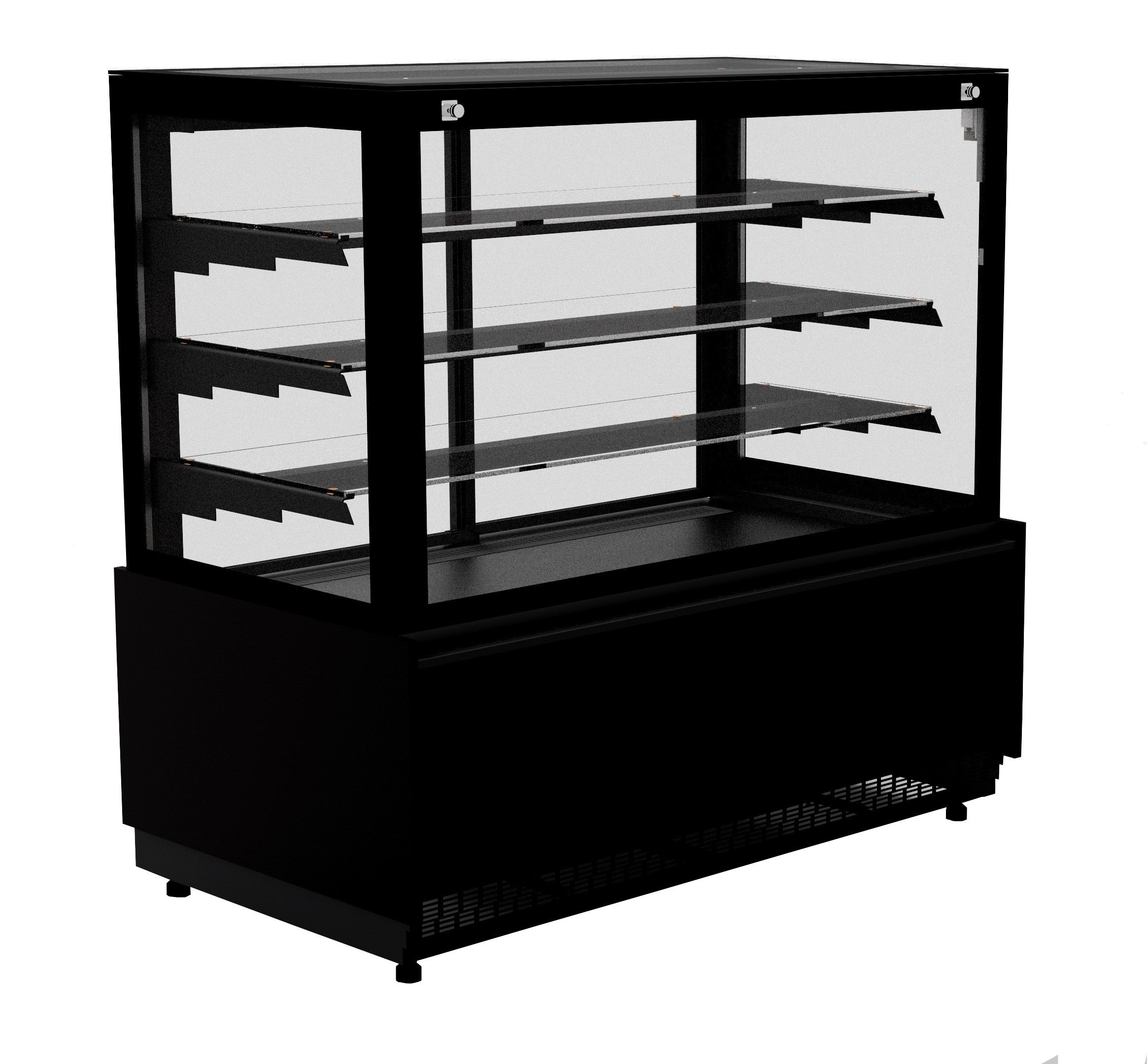 Vitrine réfrigérée nero 1.0 937x790x1400 mm 0.42 kW Combisteel - Vitrine réfrigérée horizontale professionnel CHR - matériel cuisine pro - Cuistéo