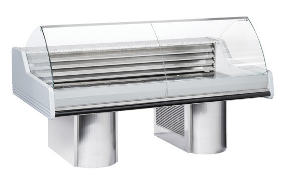 Comptoir réfrigéré WFH 200 - Cool Head 2000x1200x1180 mm 412 L 537 W Coolhead - Vitrine réfrigérée horizontale professionnel CHR - matériel cuisine pro - Cuistéo