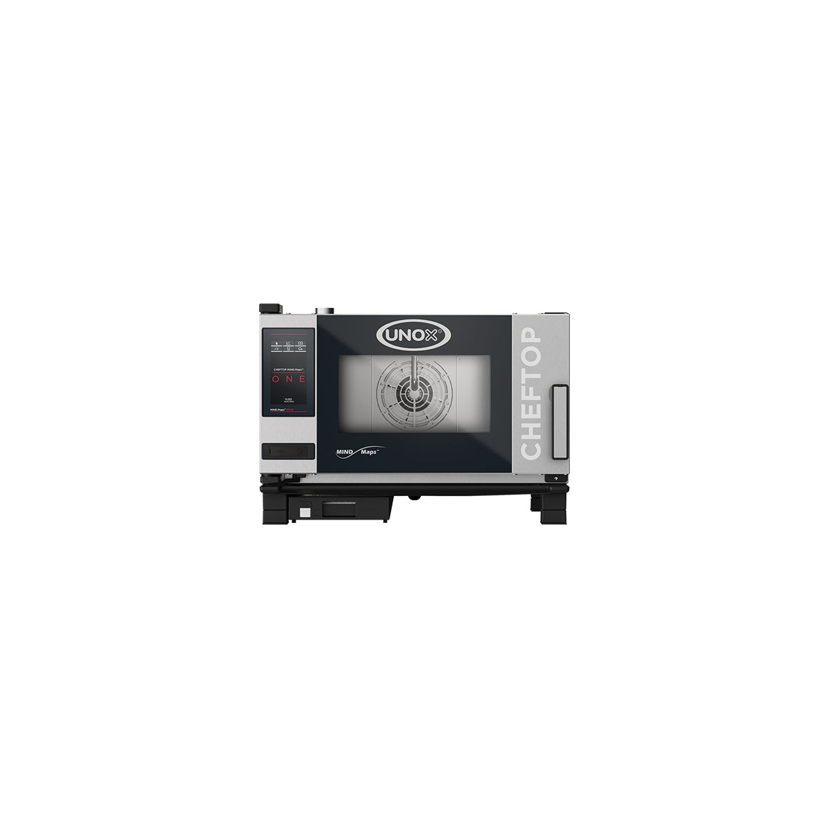 Four Combiné Professionnel Unox ChefTop Mind GN 1/1-One - 3 Niveaux, Écran 7", Nettoyage Automatique - Unox
