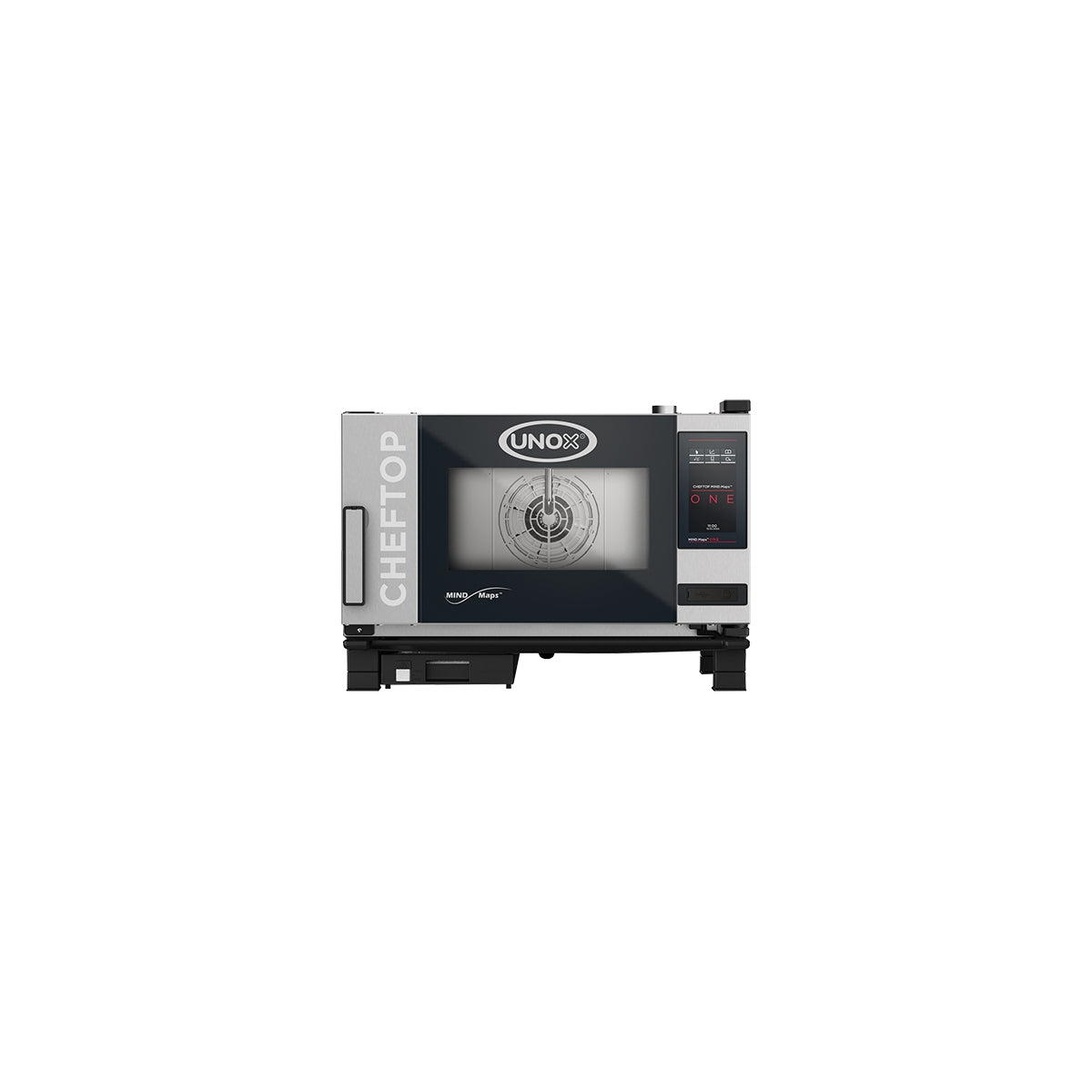 Four mixte ChefTop Mind GN1/1 - 3 niveaux, cuisson vapeur et technologies avancées - Unox