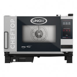 Four mixte ChefTop Mind GN1/1 - 3 niveaux, cuisson vapeur et technologies avancées - Unox