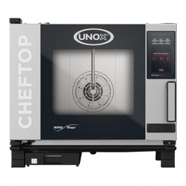 Four mixte Unox ChefTop Mind 5 niveaux GN1/1 monophasé - 3000W, nettoyage automatique - Unox