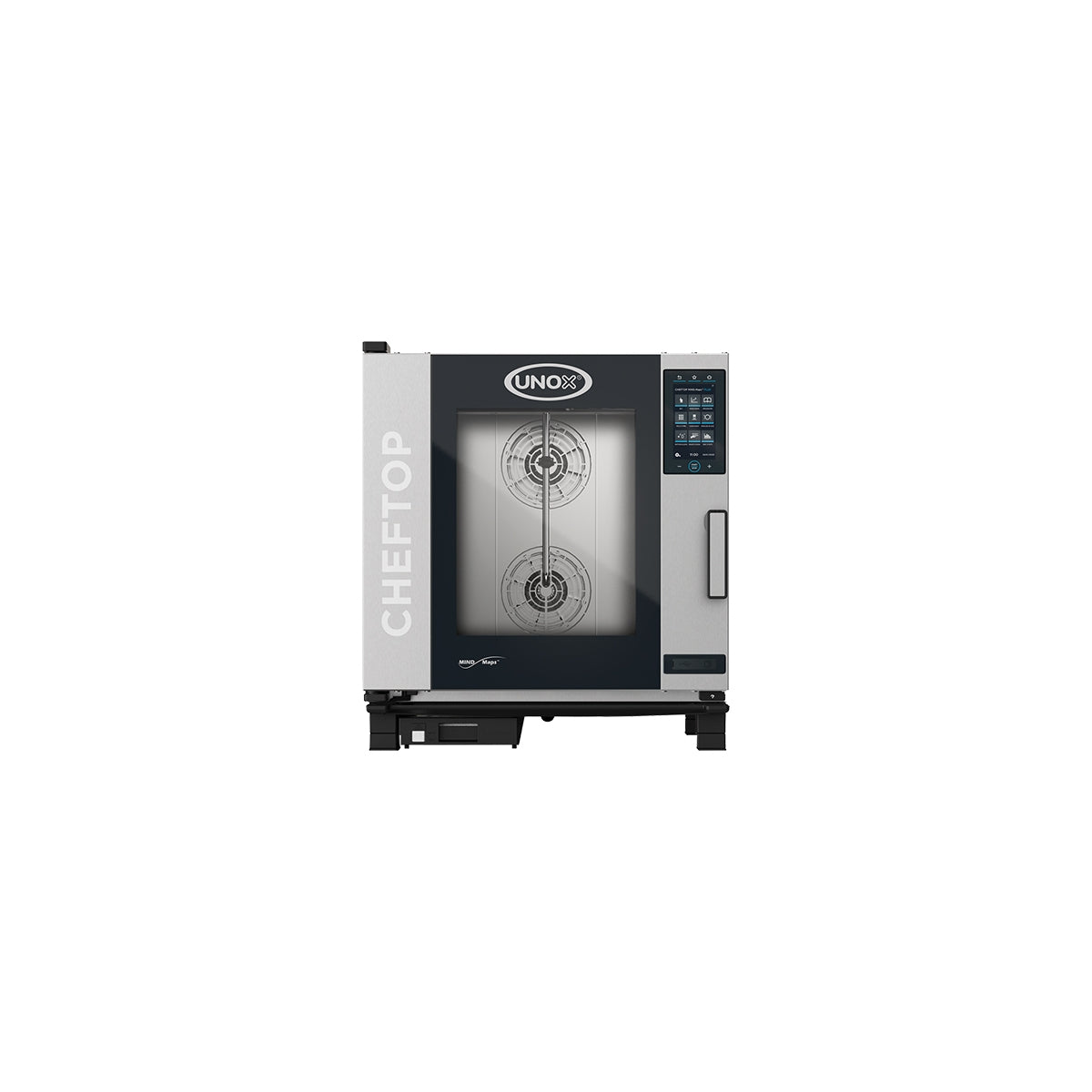Four à convection mixte 7 niveaux GN1/1 Gaz, WIFI, nettoyage automatique - Unox
