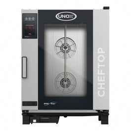Four mixte ChefTop Mind GN1/1 10 niveaux triphasé, 18500W, technologie avancée - Unox