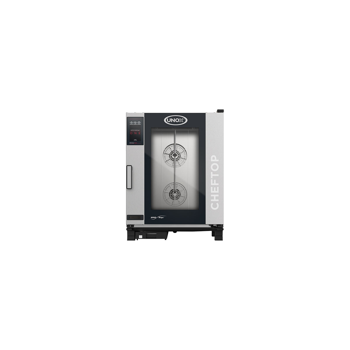 Four mixte ChefTop Mind GN1/1 10 niveaux triphasé, 18500W, technologie avancée - Unox