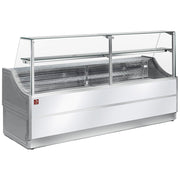 Comptoir- vitrine réfrigérée droite 90° sans réserve - Diamond