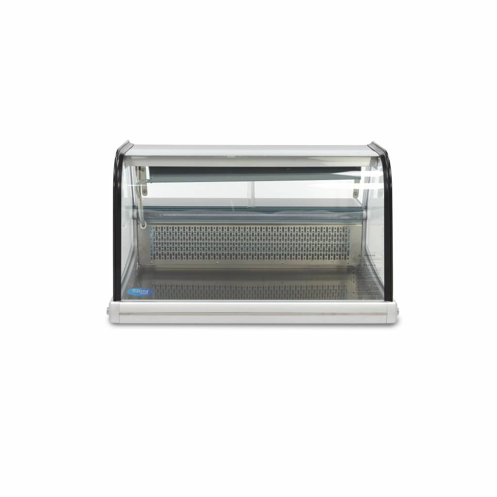 Réfrigérateur vitré - 175L - 92cm - avec support 200 W Maxima - vue 3 - Vitrine réfrigérée horizontale pro CHR - Cuistéo